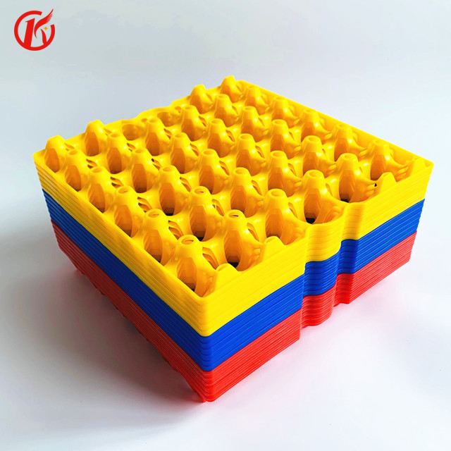 Caja de huevo de plástico apilable para almacenamiento de huevos